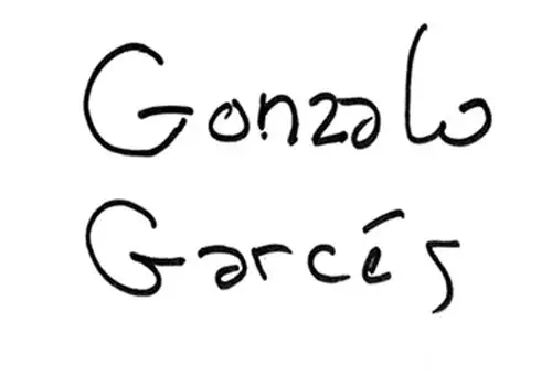 Firma Gonzalo Garces