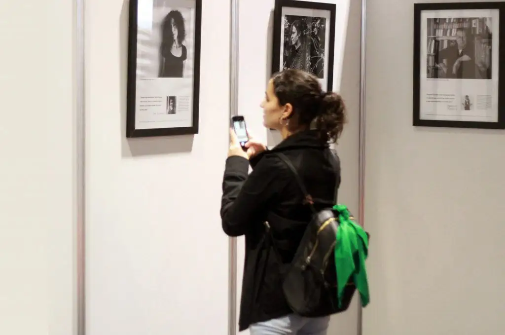 Universos Literarios Muestra Fotográfica en la 45º Feria Internacional del Libro de Buenos Aires. Fotografías de Magdalena Siedlecki y Pablo José Rey.